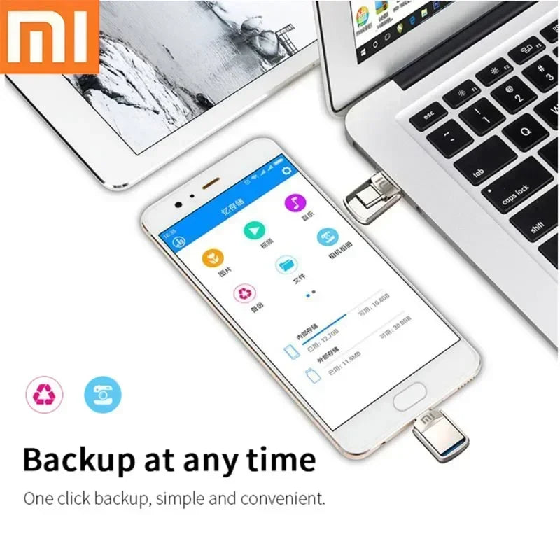 Pendrive XIAOMI de 2TB 2 en 1